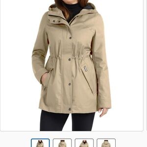 Women's Hooded hunter Jacket in tan